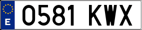 Truck License Plate